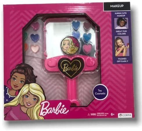 باربي مراة مع مستحضرات تجميل المكياج والتجميل Barbie