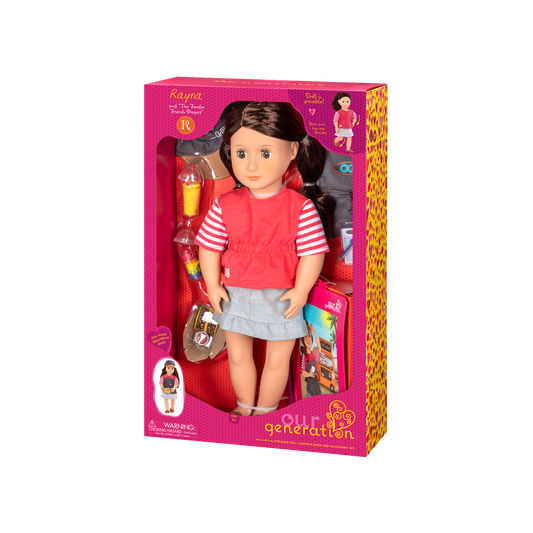 اور جينيريشن دمية ريانا شاحنة الطعام 46سم دمية مع اكسسوارات Our Generation