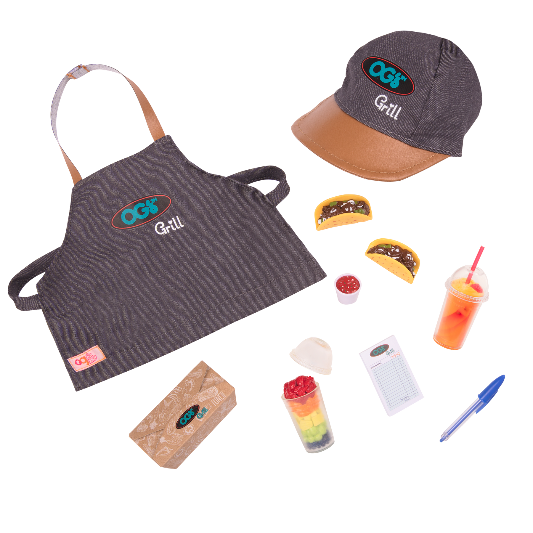 اور جينيريشن دمية ريانا شاحنة الطعام 46سم دمية مع اكسسوارات Our Generation