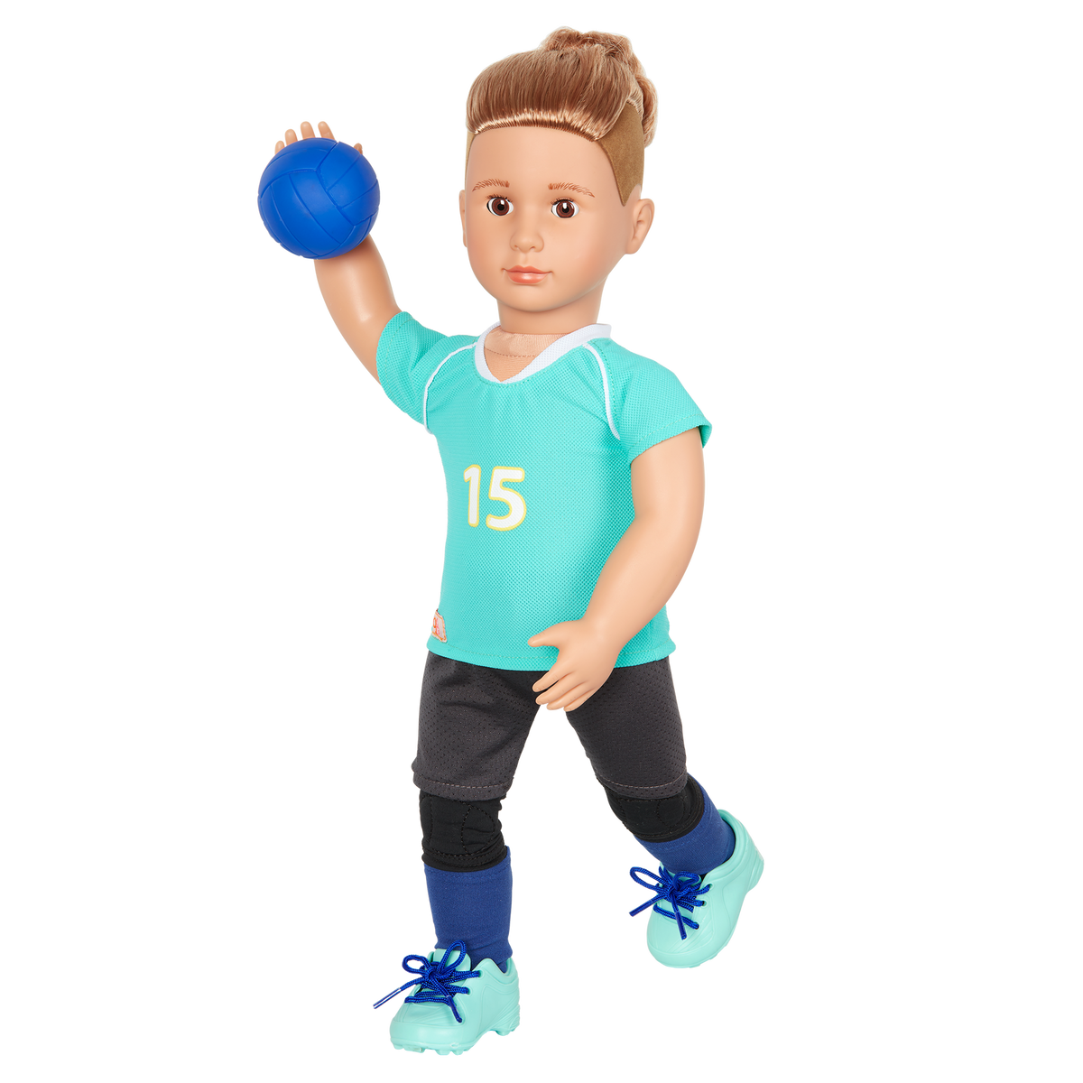 اور جينيريشن دمية لاعب كرة الطائرة جوني 45سم دمية مع اكسسوارات Our Generation