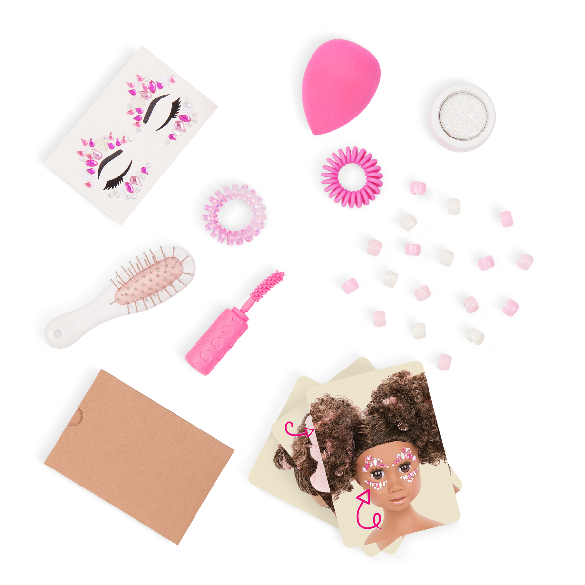 اور جينيريشن دمية تصفيف رأس الدمى دافينا دمية مع اكسسوارات Our Generation