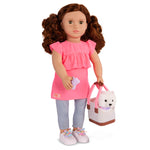 اور جينيريشن بيكا مع جرو 45 سم دمية مع اكسسوارات Our Generation