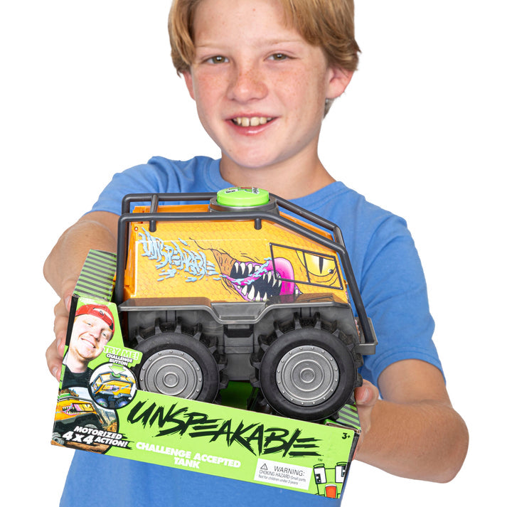 أنسبيكابل دبابة قبول التحدي مركبات الأطفال Unspeakable