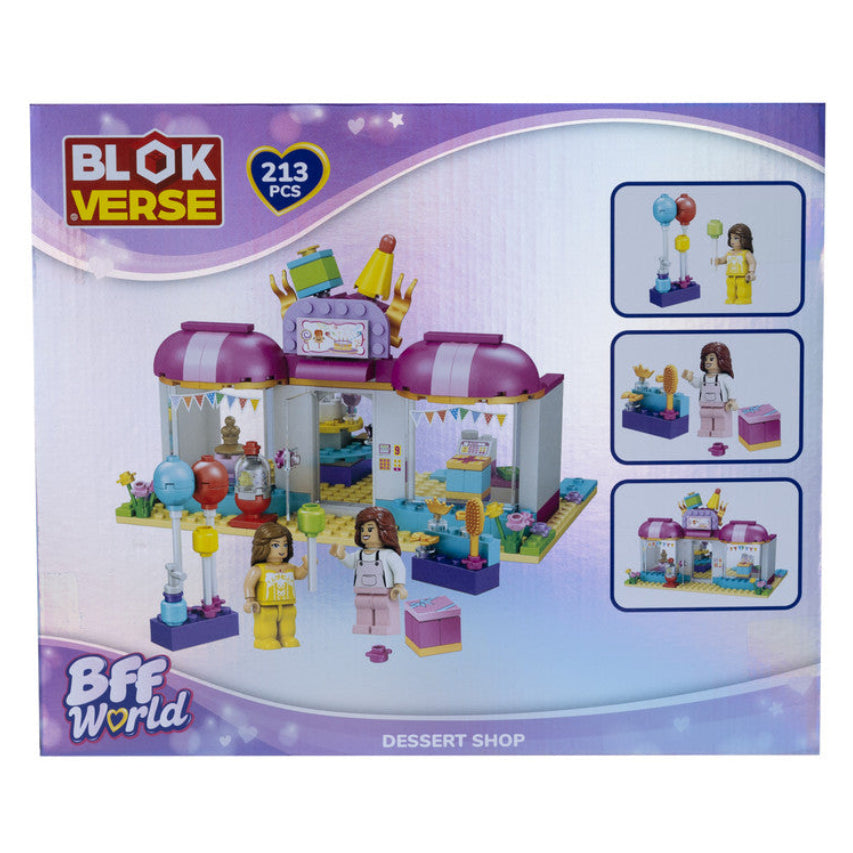 بلوك فيرس مجموعة بناء متجر الحلويات مكعبات التركيب BLOK VERSE