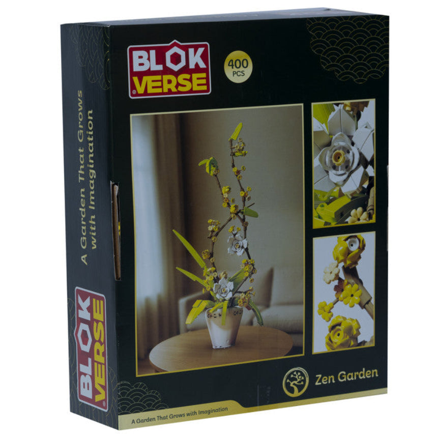 بلوك فيرس جاردن زهرة في وعاء 400 قطعة مكعبات التركيب BLOK VERSE