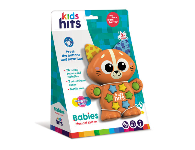 كيدز هيتس القطة الموسيقية مواليد تفاعلي Kids Hits