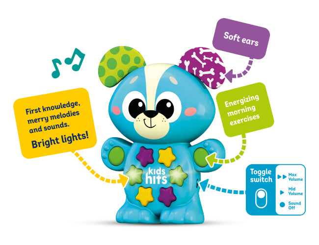 كيدز هيتس الجرو الموسيقي مواليد تفاعلي Kids Hits