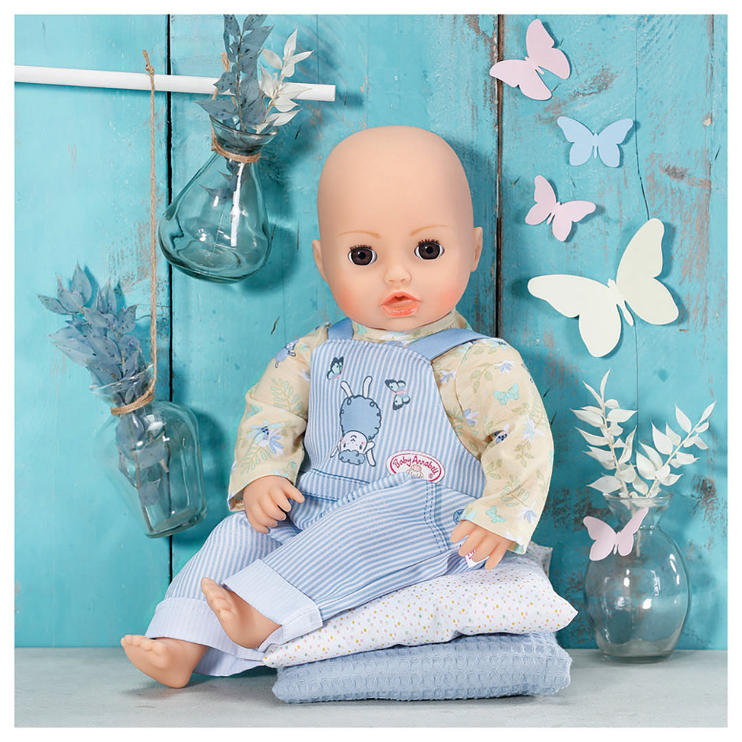 بيبي أنابيل ملابس أوفرول دمية 43 سم اكسسوارت الدمى Baby Annabell