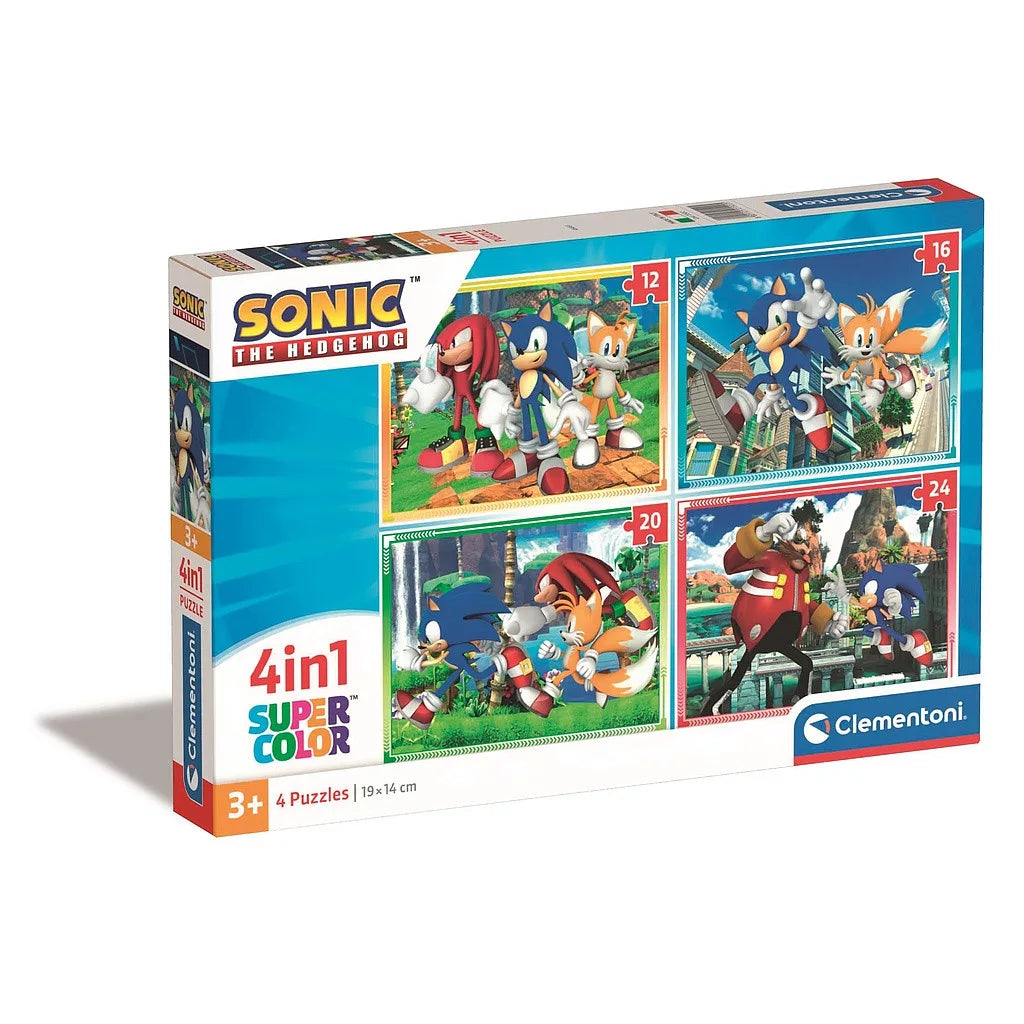 كلمنتوني بازل سونيك 4 في 1 العاب البزل Sonic