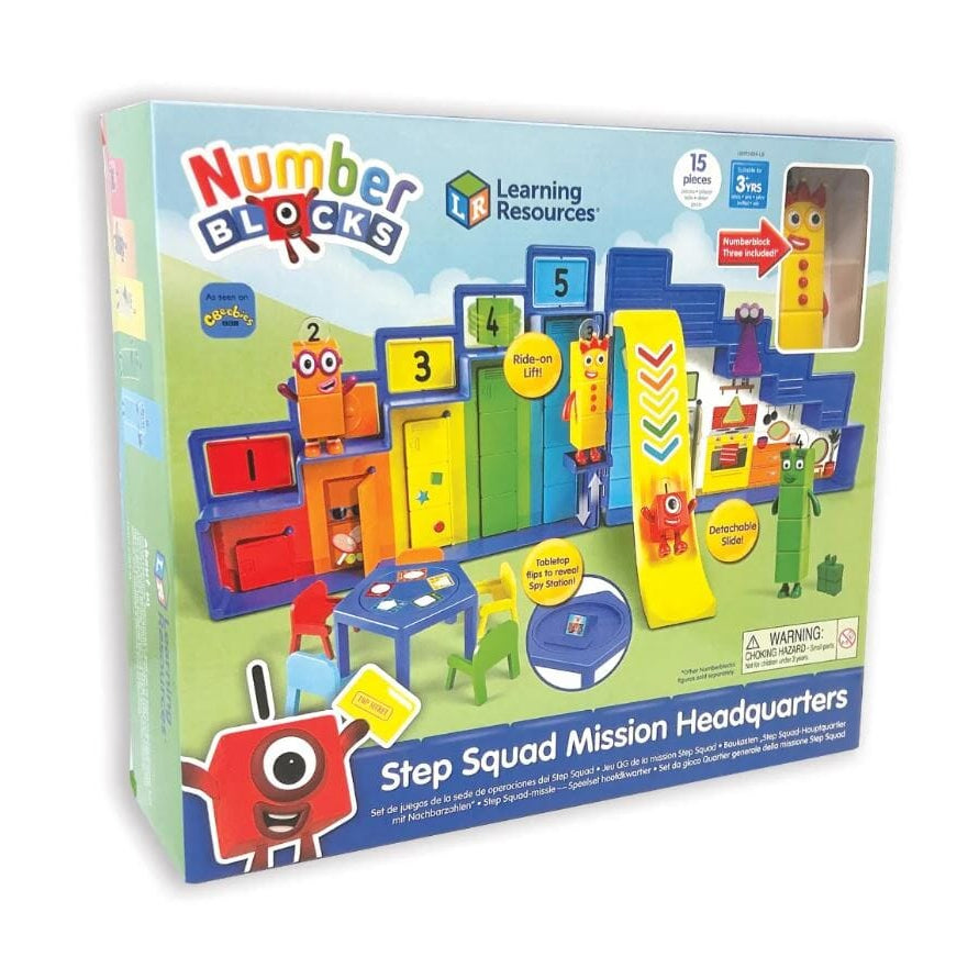 نمبر بلوكس مقر مهام فرقة الخطوات تعليمي تفاعلي Numberblocks