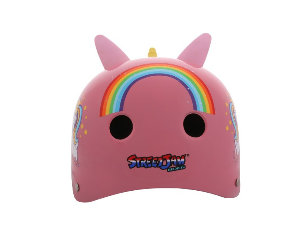 ستريت جام خوذه حماية وحيد القرن وردي اكسسوارات الدراجة Street Jam