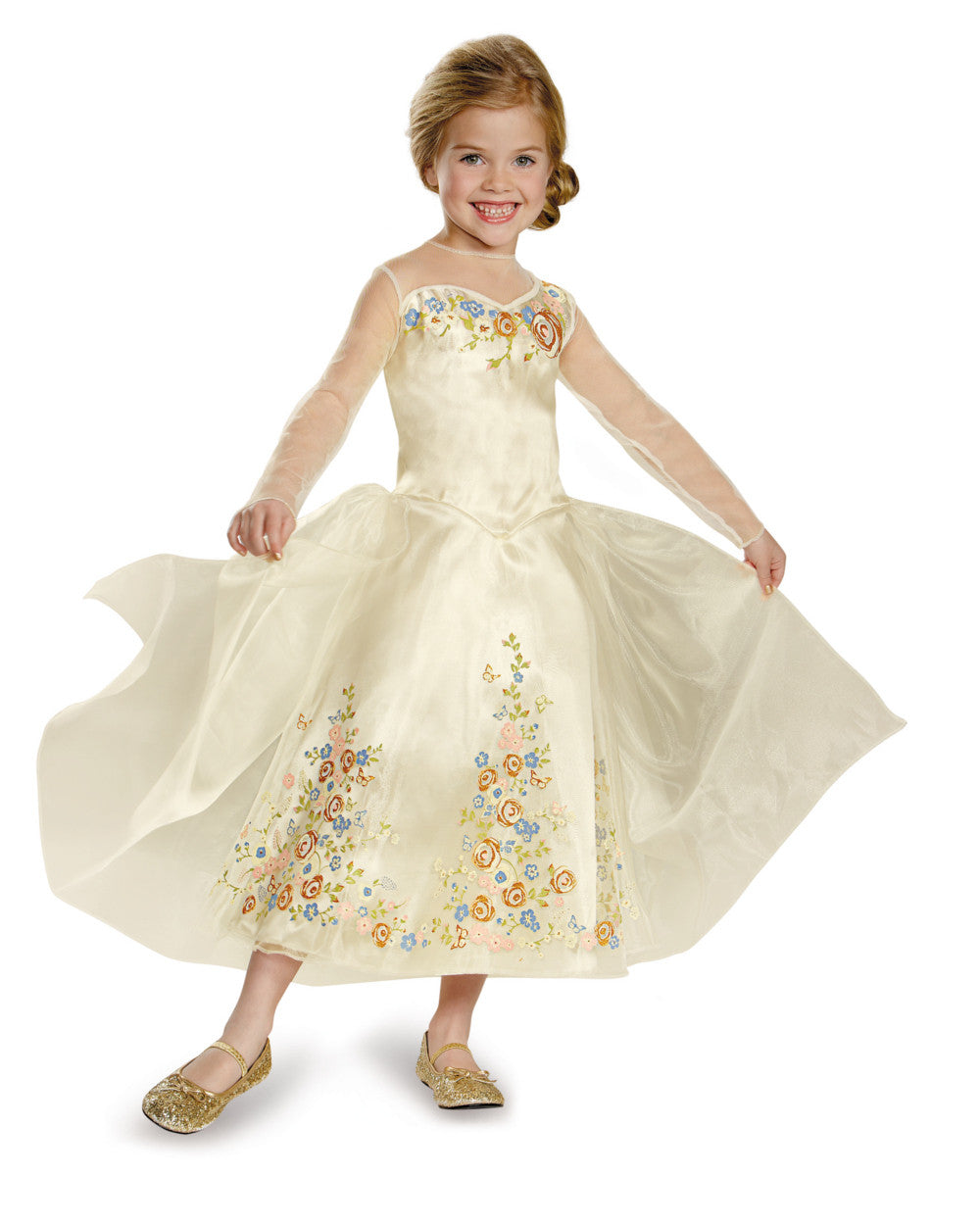 ديزني برينسس فستان سندريلا 7-8 سنوات الملابس التنكرية Disney