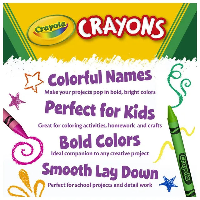 كرايولا مجموعة شمع التلوين الكلاسيكية رسم و تلوين Crayola