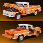 هوت ويلز مجموعة بناء وتركيب سيارة شيفروليه بيك أب مكعبات التركيب HotWheels