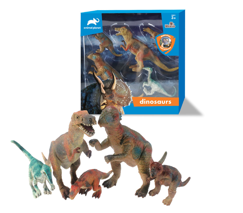 أنيمال بلانيت العاب الديناصورات 5 قطع مجسمات الحيوانات Animal Planet