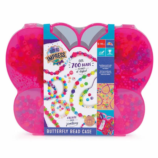 ادو صندوق خرز الفراشات من آوت تو 700 قطعة الخرز والاكسسوارات Addo