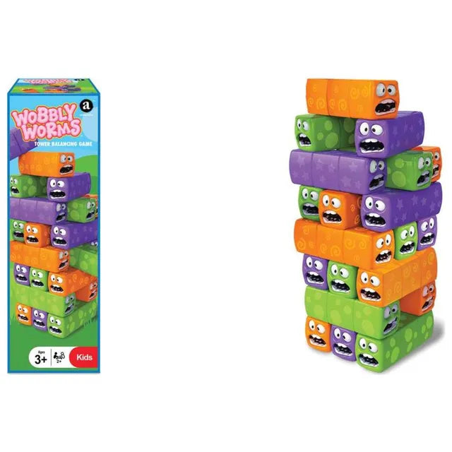 أمباسادور لعبة التوازن برج الديدان المتمايلة 26 قطعة العاب لوحية Ambassador