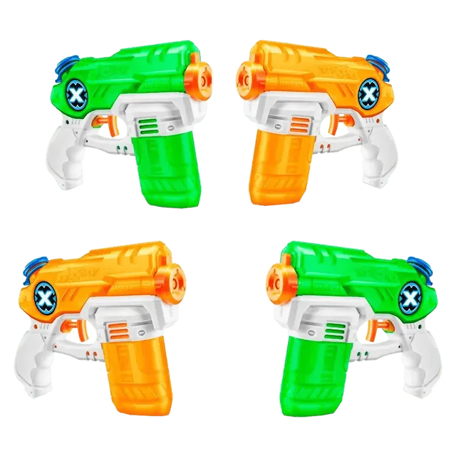 اكس شوت مسدس ستيلث مائي 4 قطع مسدسات الماء Zuru