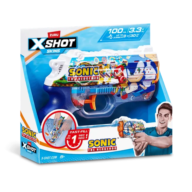 اكس شوتمسدس ماء سونيك سريع التعبئة مسدسات الماء Zuru