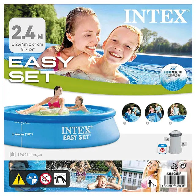 انتكس مسبح ايزي بلو المسابح الخارجية Intex