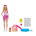 باربي دمية حفلة مسبح الجراء دمية مع اكسسوارات Barbie