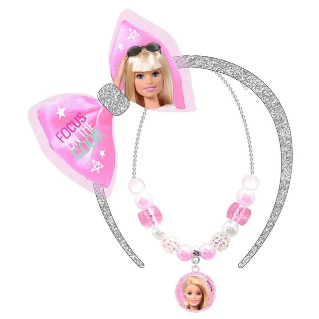 باربي طوق شعر وسلسال الخرز والاكسسوارات Barbie
