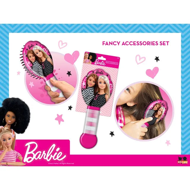 باربي فرشاة شعر بشعيرات صوفية الخرز والاكسسوارات Barbie