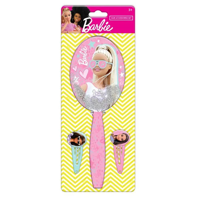 باربي فرشاة شعر مع مشابك الخرز والاكسسوارات Barbie