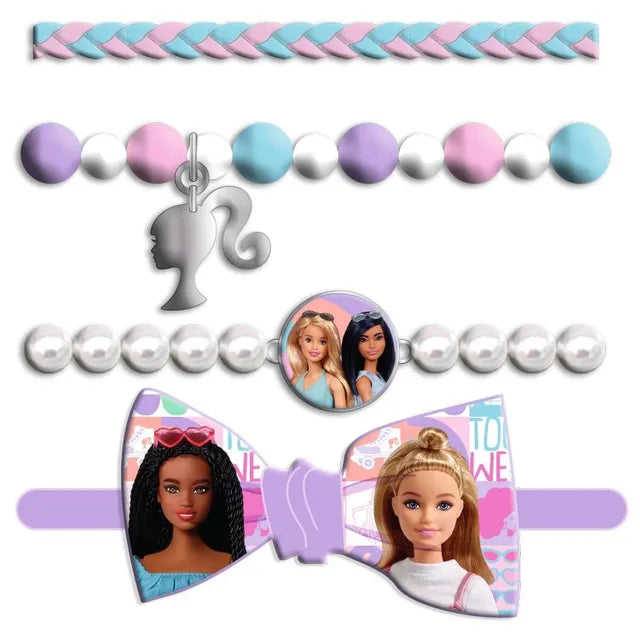 باربي مجموعة إكسسوارات الشعر 4 قطع الخرز والاكسسوارات Barbie