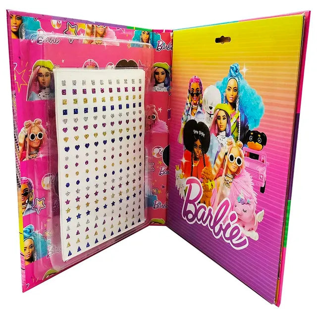 باربي مجموعة الصور الكريستالية اللامعة رسم و تلوين Barbie