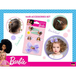 باربي مشابك شعر فيونكة 5 قطع الخرز والاكسسوارات Barbie