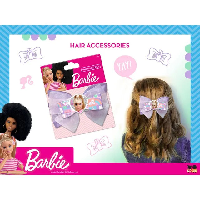 باربي مشبك شعر فيونكة بنفسجي الخرز والاكسسوارات Barbie