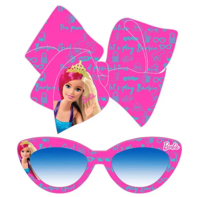 باربي مشبك شعر فيونكة ونظارة شمسية الخرز والاكسسوارات Barbie