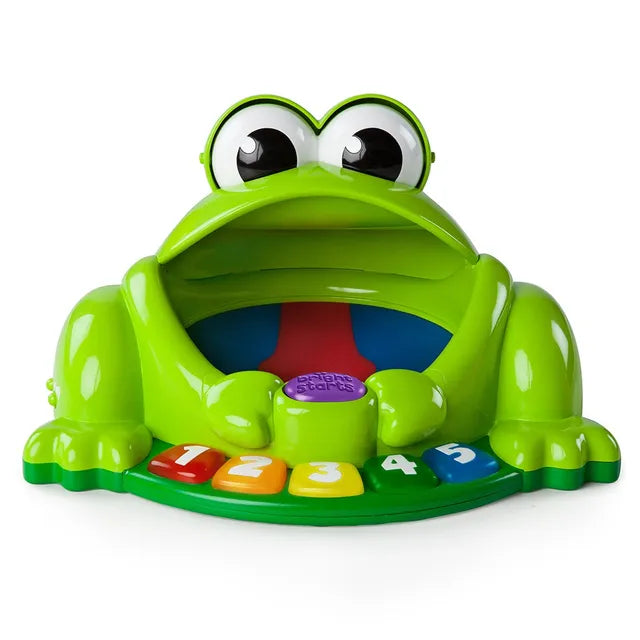 برايت ستارتس لعبة الضفدع الضاحك مواليد تفاعلي Bright Starts