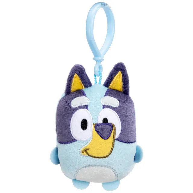 بلوي دمية مع مشبك حقيبة ظهر أزرق الالعاب القطنية Bluey