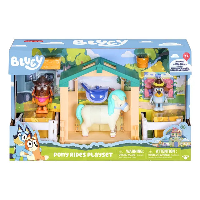 بلوي مجسم ركوب المهر شخصيات كرتونية Bluey