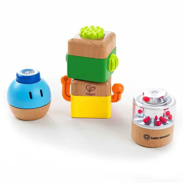 بيبي اينشتاين ألعاب تحفيز الحواس الأساسية الأربعة مواليد تفاعلي Baby Einstein