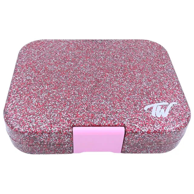 تايني ويل صندوق بينتو 4 أقسام لامعة أدوات مدرسية Tiny Wheel