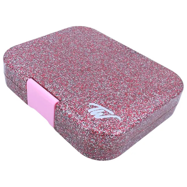 تايني ويل صندوق بينتو 4 أقسام لامعة أدوات مدرسية Tiny Wheel