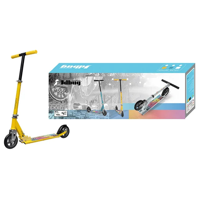 جي دي باج سكوتر اصفر عجلتين قابل للطي سكوتر عجلتين Jd bug