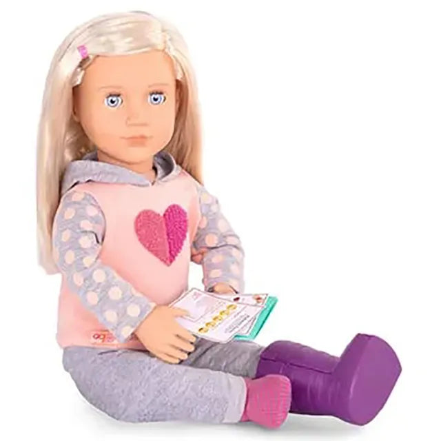 اورجنيريشن دمية مارثا مع عكازات وكتاب دمية مع اكسسوارات Our Generation