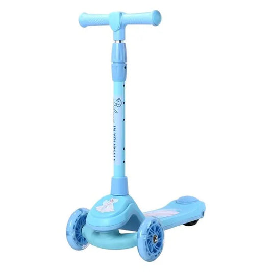 ديزني سكوتر فروزن قابل للطي أزرق سكوتر 3 عجلات Mesucca