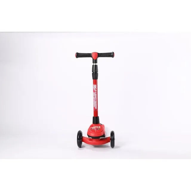 ديزني سكوتر ماكوين قابل للطي لايتنينج أحمر سكوتر 3 عجلات Mesucca