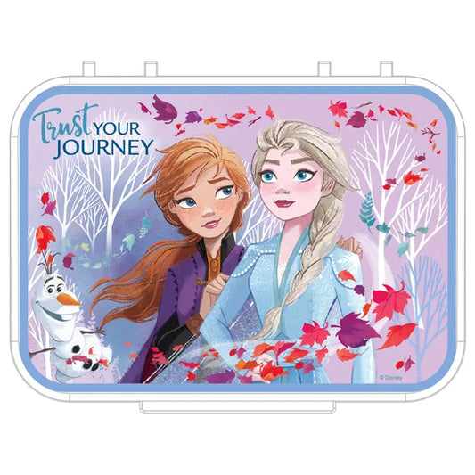 ديزني صندوق غداء 4 أقسام شفاف فروزن أدوات مدرسية Disney