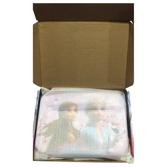 ديزني صندوق غداء إلسا وآنا تريتان 6 أقسام أدوات مدرسية Disney