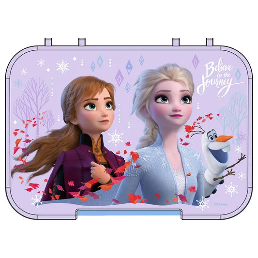 ديزني صندوق غداء إلسا وآنا تريتان 6 أقسام أدوات مدرسية Disney