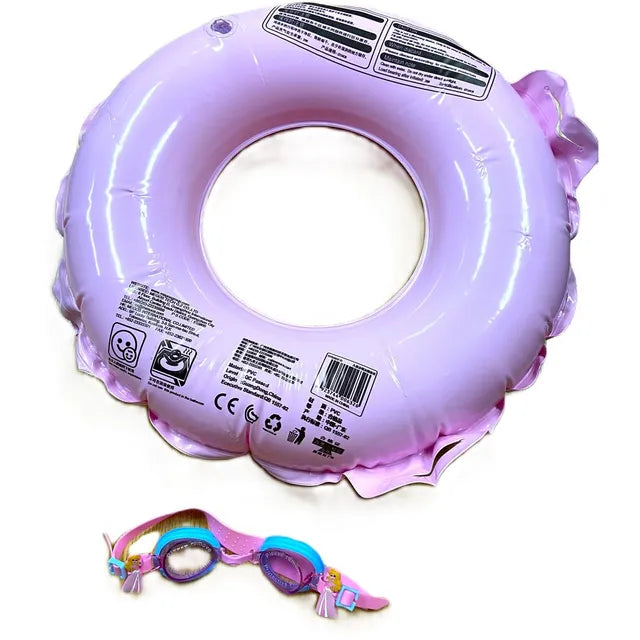 ديزني طقم عوامة ونظارات السباحة ألاميرات اكسسوارات المسابح Mesucca