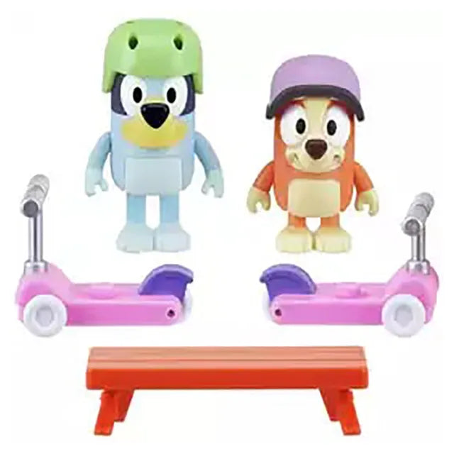 بلوي مجسم ومركبة بلووي شخصيات كرتونية Bluey