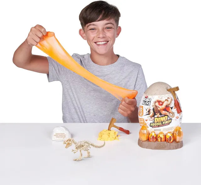 روبو ألايف مجموعة مغامرة العثور على الحفريات مجسمات الحيوانات Zuru