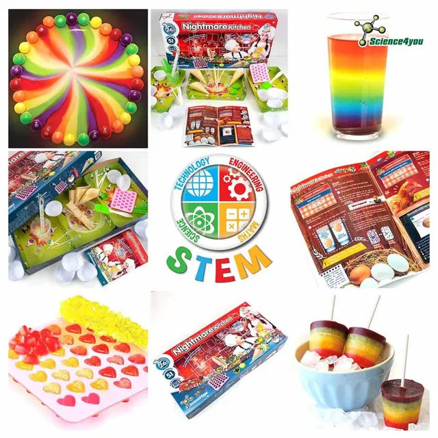 ساينس 4يو مجموعة تجارب المطبخ الكارثية تعليمي تفاعلي Science 4 You